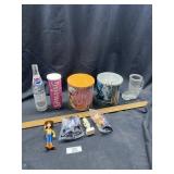 Varies Collectible Tins, Pepsi Bottle, Peanut Toys