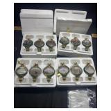 (12) Bradford Edition Wooden Christmas Ordainments