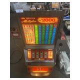 Bally Deluxe Multiplier Nickel Slot Machine, works