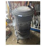 Round Oak Wood Stove