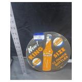 12" Orange Crush Porcelain Sign, per seller