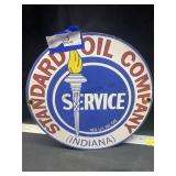 12" Standard Oil Company Porcelain Sign, per selle