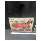 12"x16.5" International Firetruck Tin Signs