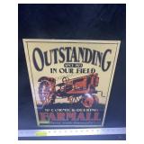 12"x16.5" McCormick-Deering Farmall Tractor Tin Si