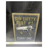 12"x16.5" Second Amendment Tin Signs