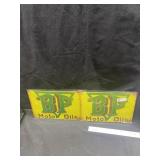 2 - 8"x12" BP Motor Oil Tin Signs