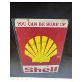 8"x12" Shell Tin Signs
