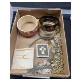 Various Bracelets, Necklaces & Pins
