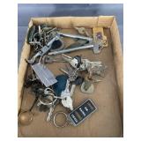 Flat of Vintage Keys