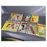 (9) Vintage Comic Books