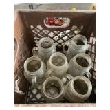 (7) Mason Drinking Mugs