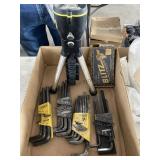 (4) Allen Wrench Sets & Flashlights