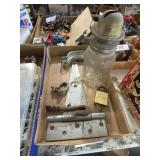 Kerosene Lamp, Hinges, Door Pulls & misc.