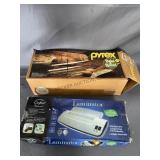 Pyrex Bake Around & Laminator