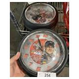 (2) Earnhardt Clocks