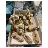 (12) Wooden Statue, Last Supper?