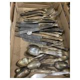 Old Company Silverware Spoon, knife, set