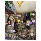 (2) Flats of Vintage Collectible Glass Bottles