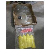 Glass Lids, Mustard & Ketchup Bottles