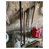 Frog Spear, Hoe, Scraper, Broom End