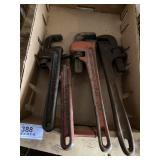 (4) Pipe Wrenches