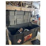 Plastic Tool Box w/ Tools - Heat Gun, & others