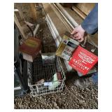 Metal Wire Crate w/ Tins