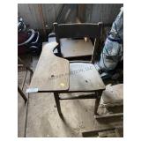 Vintage Wooden School Desk