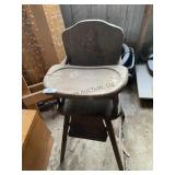 Vintage Wooden Hi-Chair
