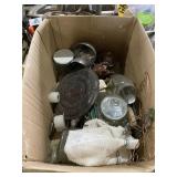 Dietz #1 Lantern, Pottery, Canisters, damper & Mis