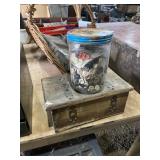 Tin & Wooden Box w/ Matches