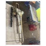 Musical Instruments -Trombone, Key Trumpet & Flute
