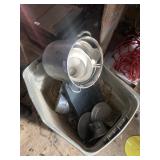 Tote w/ SS Canner & Misc.