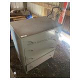 4-Drawer Metal Dresser