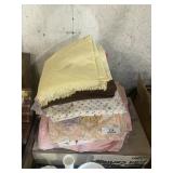 Large Lot of Table Cloths & Linens