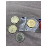 (4) Casino Tokens