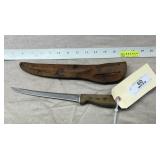 Chicago Cutlery Butcher Knife 9" Blade w/ Leather
