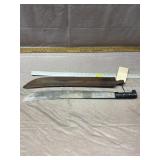 23" Collins Machete w/ Sheath