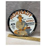 12" Vintage Style Hornady Porcelain Sign