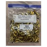 (200) 9mm Cases Wet Tumbled Cleaned Brass