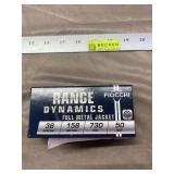 50 Rounds of 38 Special, 158 Grain Ammo