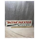 11"x44" Vintage Style Porcelain Winchester Sign