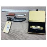 4.5" Hunting Knife (China) & Freedom Pocket Knife