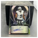Tyree Wilson Autograph Football Card; Totally Cert