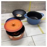 Set Of Parini Baked Dishes (damaged) And 10-inch W