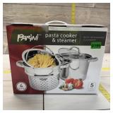 Parini Pasta Cooker And Steamer With Integrated Co