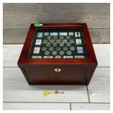 Century Of Lincoln Coins And Stamps Storage Box Wi