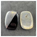 Sterling silver black onyx earrings. Marked CII .9