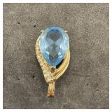 USA sterling silver enhancer. Weight: 5.6 grams.