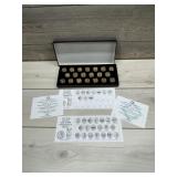 2007-2008 24 K Gold Plated 20 Coin Quarter Set